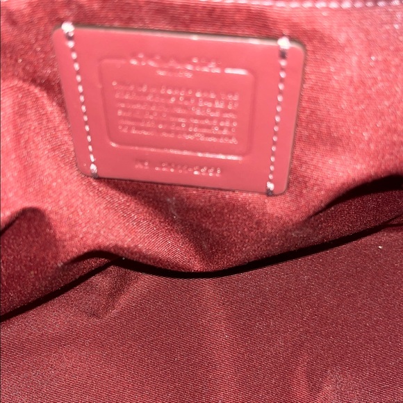 Coach Signature Red Satchel - Picture 12 of 12